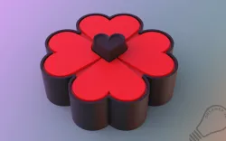 Jewelry box - Hearts Clover
