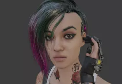 Judy Alvarez Bust Cyberpunk 2077 3D Print Ready