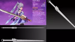 KEQING Lion Roar Blade Cosplay
