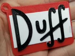 Keychain Duff Beer Simpson