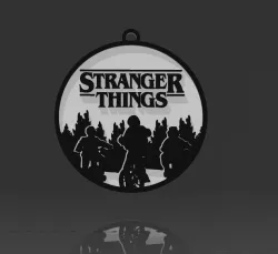 KEYCHAIN STRANGER THINGS - KEYCHAIN STRANGER THINGS