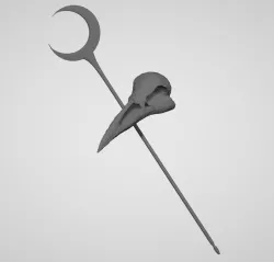 KHONSHU WITH STAFF