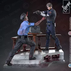 LEON KENNEDY RE2 DIORAM