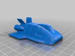 Leopard Dropship (Map scale - Separated turret)