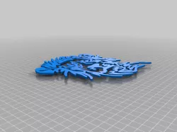 Lion 2d wall art