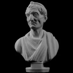Marble head of a Priest at The Metropolitan Museum of Art, New York