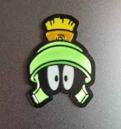 Marvin the Martian 2D keychain