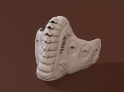 Mask, mouthpiece.