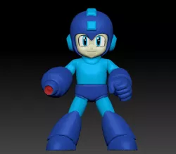 Megaman Action figure vintage style