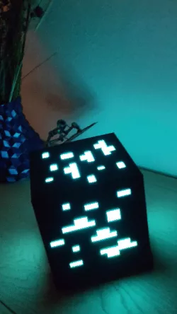 Minecraft diamond lamp