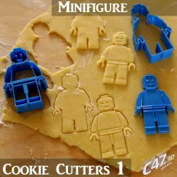 Minifigure Cookie Cutters