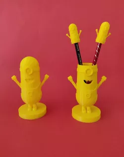 Minions Pencil holder + Bust + Pencill Topper