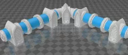 Modular Pipes for Warhammer 40K Terrain
