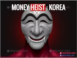 Money Heist Korea Mask - Cosplay Costume Halloween
