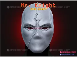 Moon Knight - Mr. Knight Mask - Marvel Cosplay Helmet