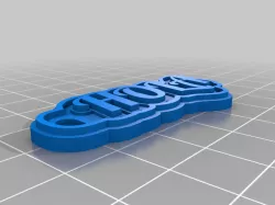 My Customized Multiline Tag or Keychain