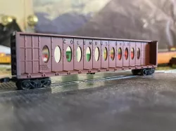 N scale 60ft Center Beam Car