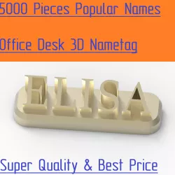 Office Desk Nametag - 5000pcs.