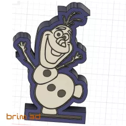 Olaf Frozen - Led light brim3d
