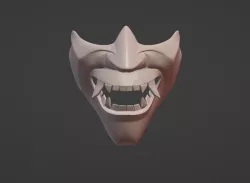 Oni samurai Japan Mask