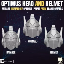 Optimus head for Action Figure