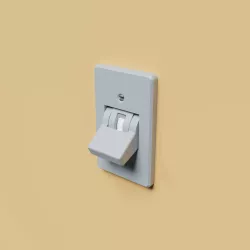 Oversized Light Switch