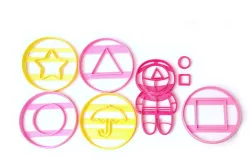 pack cookie cutters cookie cutters squid games squid games