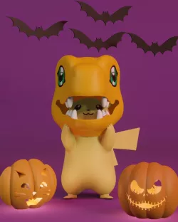 Pikachu Agumon cosplay
