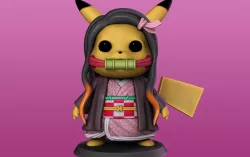 Pikachu cosplay Nezuko