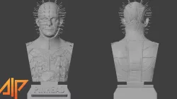 PINHEAD ULTRA-DETAILED PRE-SUPPORTED BUST 3D MODEL