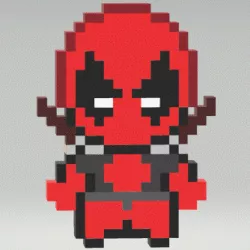 Pixel Chibi Deadpool
