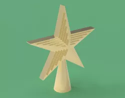 Pixel Christmas Star