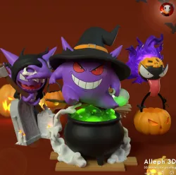 pokemon gastly evolution pack halloween