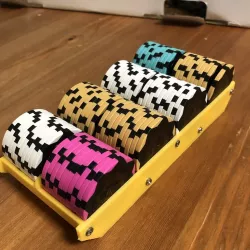 Poker Chip Holder (10 x 4 x 2 chips)