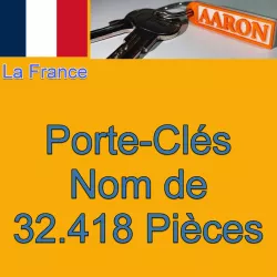 Porte-Clés Nom de 32,418 Pièces