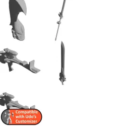 Remix of Space Elf Bits for Udo's Customizer