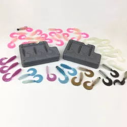Ribbed Grub Core Shot Molds