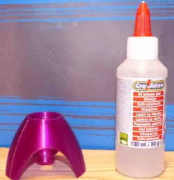 Scrapbooking glue holder