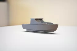 Simple Cabin Cruiser Boat "Ivonne"
