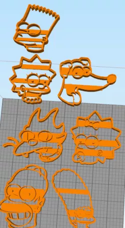 Simpsons Cookie Cutter