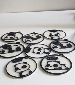 Sleepy Panda, Key ring 5 more minutes.