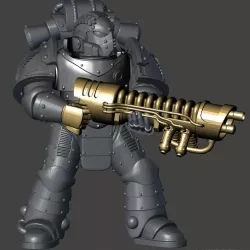 Space Marine Plasma Incinerator (Helsdeep Pattern)