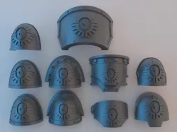 Space Marine Shoulder Pads - Consecrators
