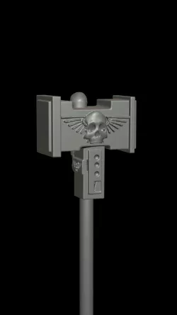 Space Marine Thunder Hammer.