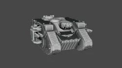 space soldiers scifi strange tank one
