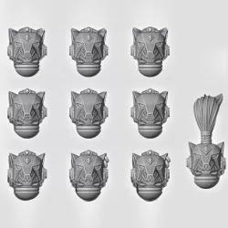 Space Woof helmets for new heresy