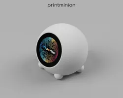 Sphere Enclosure w. bump legs (M3O101) for pimoroni HyperPixel 2.1 round Touch and *Raspberry Pi*