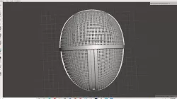 Squid games soldier mask square B3D