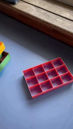 Stacking storage boxes for small items