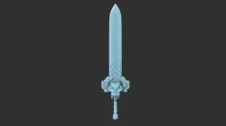 Stygian Blade - Hades - Keychain Miniature Printable